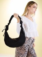 Cartera Asa Fruncido Nylon