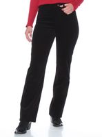 Pantalón Recto Cotelé Tiro Alto Pretina Básica