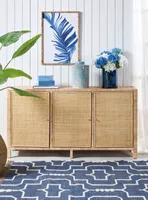 Buffet Ratan 3 Puertas 85x40x160 cm