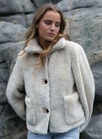 Chiporro Botones PU Ecru