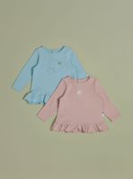 Polera Bipack con Estampado Clásico y Vuelos Abajo