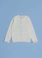 Chaleco Abotonado con Vuelos en las Mangas