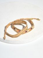 Set de Pulseras Colores Tejidas