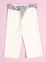 Pantalón Wide Leg con Cinturón Full Estampado