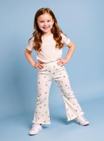 Calza Rib Acampanada Estampada