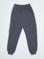 Pantalón de Buzo Jogger con Bolsillos Cargo