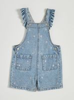 Jardinera Denim Bordado Niña