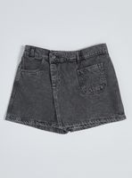 Short Tipo Skort Denim