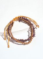 Pulsera Mix Mostacillas con Tira Ajustable