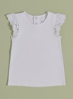 Polera con Manga de Vuelos Broderie