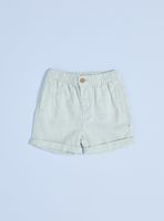 Short de Lino con Botón