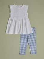 Conjunto Vestido y Calzas Estampadas