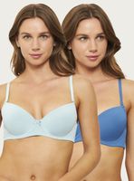 Pack 2 Sostén con Soft Cobertura Media Microfibra P2