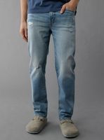 Jeans EasyFlex Slim Straight con Fibras de Tencel y Rasgados