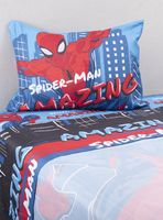Sábana 1.5 Plazas Spiderman Azul