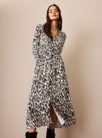 Vestido Camisero Largo Estampado Print y Color