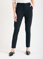 Pantalón de Vestir Crop Cintura Elástica