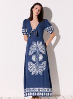 Vestido Estampado Focalizado