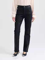 Jeans Recto Metalizado