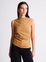 Polera Asimétrico Efecto Suede