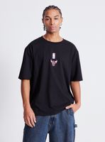 Polera Print Back Print Bulls Loose Fit
