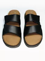 Sandalia Casual Dos Correas Cuero Hombre