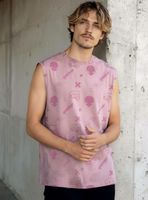 Polera Tank  Full Print Sin Manga