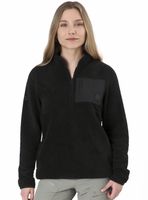 Polar Textura Shaggy Cierre 1/4 Manga Larga