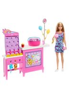 Barbie Set Estación de Algodón de Azúcar