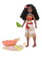 Princesa Moana con Tortuga Bebé
