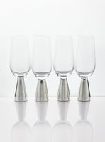 Set de 4 Copas Silver Champaña 260 ml