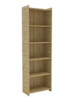 Librero Lib 5 Repisas Café 183x30x57 cm