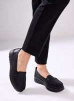 Mocasín Detalle Reptil Cuña Mujer