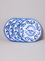 Set de 4 Platos Melamina Amalfi 27 cm
