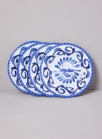 Set de 4 Platos Melamina Amalfi 22.8 cm