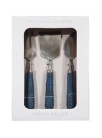 Set de 3 Cuchillos Queso Ratan