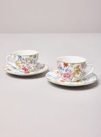 Set de 2 Tazas 110 ml + Platillos Garden Dreams