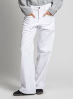 Jeans Wide Leg Tiro Alto Tali Blanco