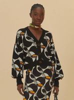 Chaleco Abotonado con Diseño Tucán