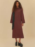 Vestido con Cuello Beatle