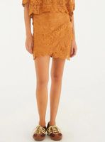 Falda Corta Tejida