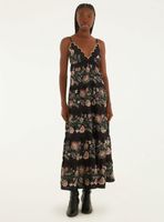 Vestido Midi Detalle en el Escote