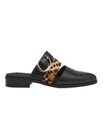 Zapato Casual Detalla Correa Animal Print Pom0071 Mujer
