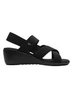 Sandalia Textil con Correas Entrecruzada Mujer