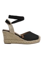 Sandalia Textil Animal Print  Mujer