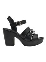 Sandalia Taco Alto Cuadrado Cam0116 Mujer