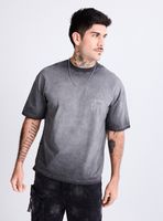 Polera Ed Hardy Loose Fit Estampado Espalda