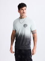 Polera Ed Hardy Lavado Gradiente Estampado Metalizado