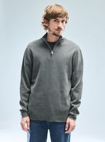 Sweater Cuello Alto Cierre Regular