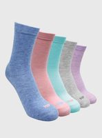 Pack 5 Calcetín Medio Color Clásico